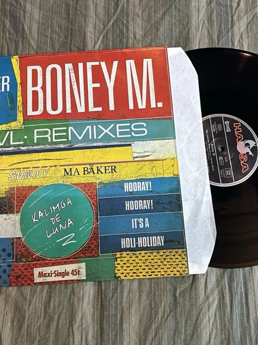 Boney M The Summer Mega Mix 1989 12" Vinyl Hansa 612 466-213 Euro Disco Dan